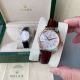 Replica Rolex Cellini Watch White Face Leather Band Rounded Bezel 32mm (2)_th.jpg